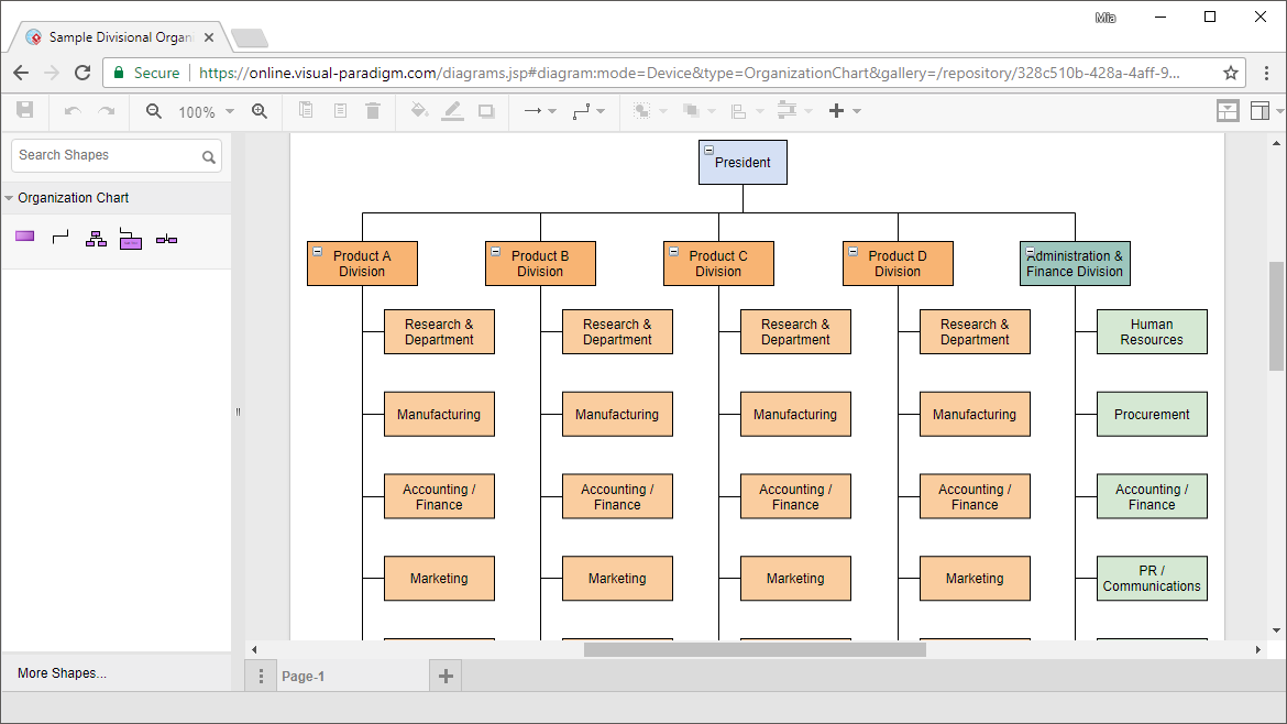 online org chart maker