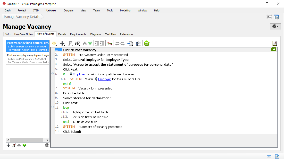 Easy Use Case Tool for both Use Case Driven or Agile Approach